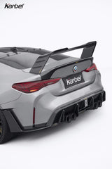 BMW M4 G82 G83 2021-ON with Aftermarket Parts - X V2 Rear Bumper Set Dry Pre-preg Carbon Fiber from Karbel Carbon