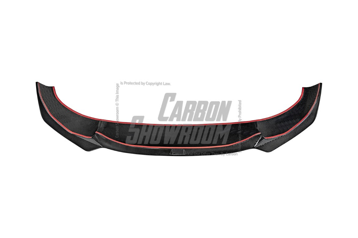 BMW X3 (with M-package bumper) G01 Pre-LCI 2019-2021 & X4 (with M-package bumper) G02 Pre-LCI 2019 2020 2021 with Aftermarket Parts - Front Lip Pre-preg Carbon Fiber from Karbel Carbon