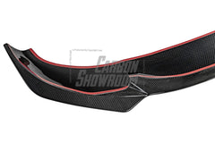 BMW X3 (with M-package bumper) G01 Pre-LCI 2019-2021 & X4 (with M-package bumper) G02 Pre-LCI 2019 2020 2021 with Aftermarket Parts - Front Lip Pre-preg Carbon Fiber from Karbel Carbon