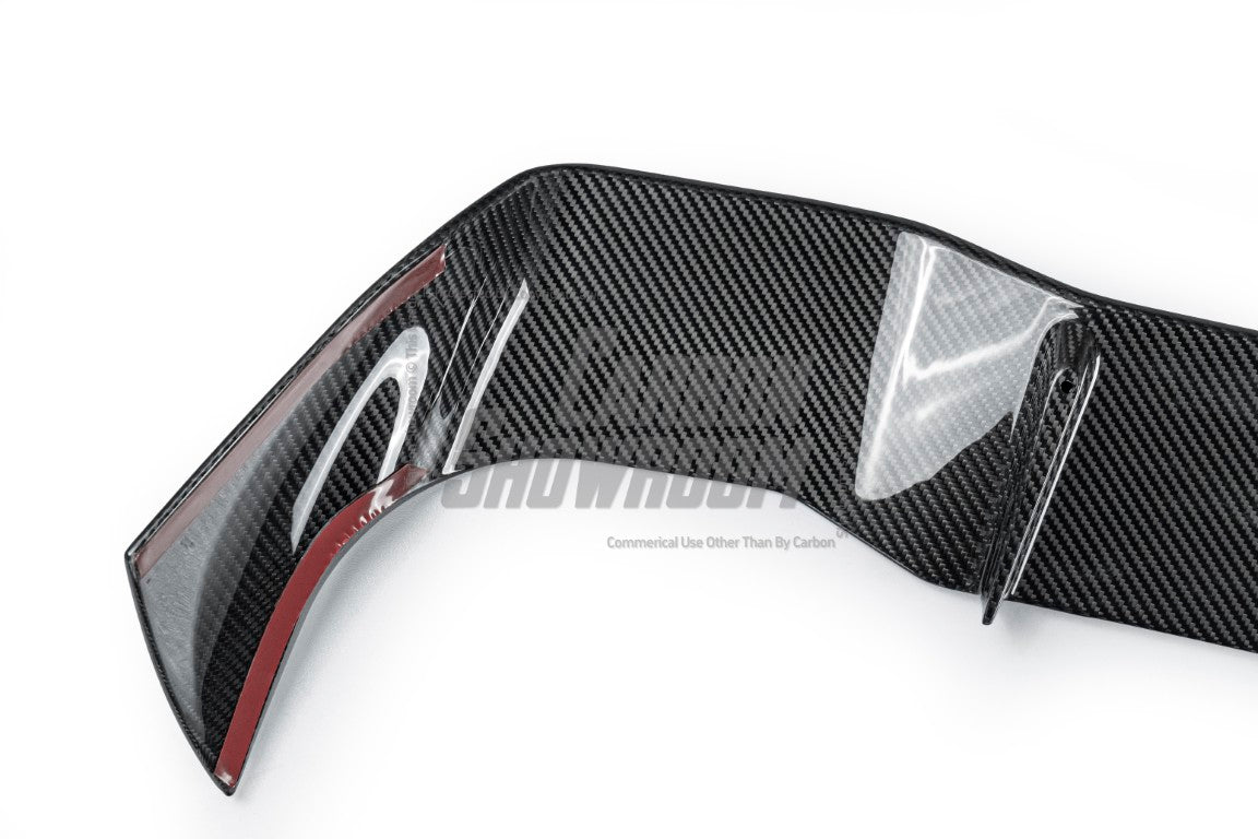BMW X3M X3MC F97 Pre-LCI 2019-2021 & X3 G01 pre-LCI 2019 2020 2021 with Aftermarket Parts - Rear Roof Spoiler Pre-preg Carbon Fiber from Karbel Carbon