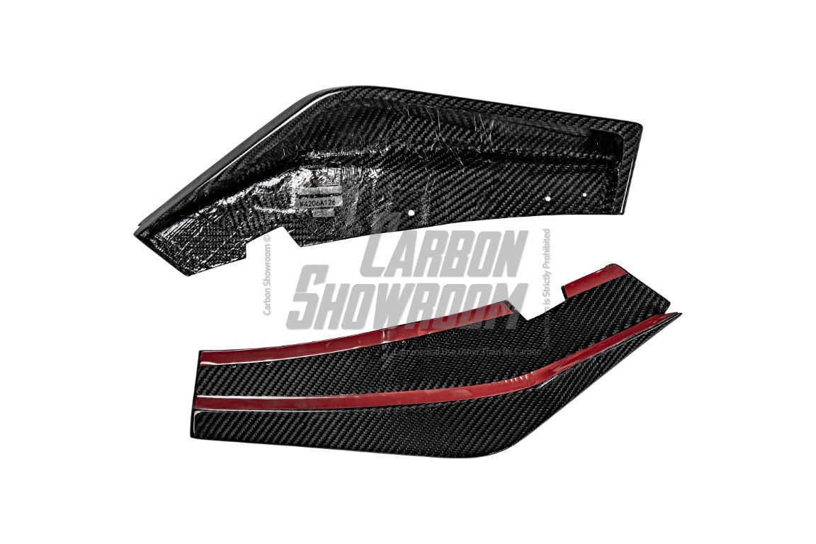 BMW X3 G01 Pre-LCI 2019 2020 2021 & X3M X3MC F97 Pre-LCI 2019 2020 2021 with Aftermarket Parts - Rear Diffuser & Canards Pre-preg Carbon Fiber from Karbel Carbon