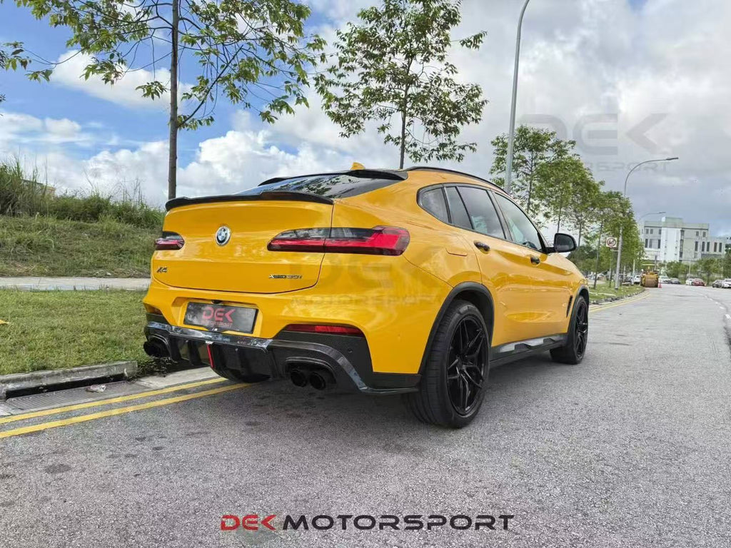 BMW X4 G02 Pre-LCI Aftermarket Parts - Karbel Carbon Rear Diffuser ...