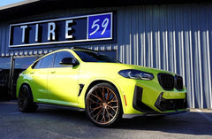 BMW X3M X3MC F97 LCI 2022-ON & X4M X4MC F98 LCI 2022-ON with Aftermarket Parts - Front Lip Pre-preg Carbon Fiber from Karbel Carbon