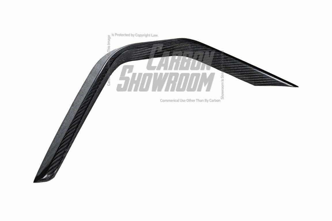 BMW X3M X3MC F97 LCI 2022-ON & X4M X4MC F98 LCI 2022-ON with Aftermarket Parts - Upper Valences Pre-preg Carbon Fiber from Karbel Carbon