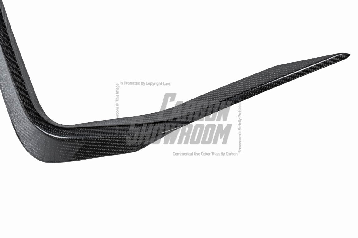 BMW X3M X3MC F97 LCI 2022-ON & X4M X4MC F98 LCI 2022-ON with Aftermarket Parts - Upper Valences Pre-preg Carbon Fiber from Karbel Carbon