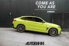 BMW X3M X3MC F97 LCI 2022-ON & X4M X4MC F98 LCI 2022-ON with Aftermarket Parts - Front Lip Pre-preg Carbon Fiber from Karbel Carbon