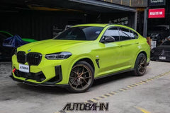 BMW X3M X3MC F97 LCI 2022-ON & X4M X4MC F98 LCI 2022-ON with Aftermarket Parts - Upper Valences Pre-preg Carbon Fiber from Karbel Carbon