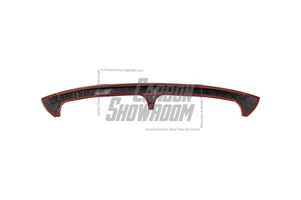 BMW X4M X4MC F98 (Fits Both Pre-LCI & LCI) 2019 2020 2021 2022 2023 2024 & X4 G02 (Fits Both Pre-LCI & LCI) 2019 2020 2021 2022 2023 2024 with Aftermarket Parts - Rear Roof Spoiler Pre-preg Carbon Fiber from Karbel Carbon