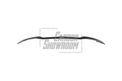 BMW X4M X4MC F98 (Fits Both Pre-LCI & LCI) 2019 2020 2021 2022 2023 2024 & X4 G02 (Fits Both Pre-LCI & LCI) 2019 2020 2021 2022 2023 2024 with Aftermarket Parts - Rear Roof Spoiler Pre-preg Carbon Fiber from Karbel Carbon