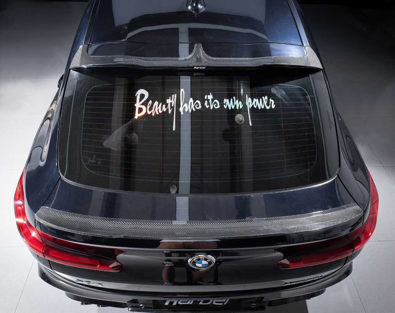 BMW X4M X4MC F98 (Fits Both Pre-LCI & LCI) 2019-ON & X4 G02 (Fits Both Pre-LCI & LCI) 2019-ON with Aftermarket Parts - Rear Spoiler Pre-preg Carbon Fiber from Karbel Carbon