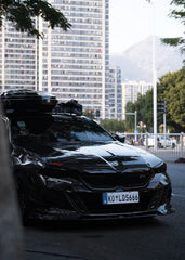 BMW i5 xDrive40 / i5 eDrive40 (with M-package bumper, does not fit base mode) / i5 M60 G60 G61 2024 & 5 Series 540i xDrive / 530i xDrive / 530i (with M-package bumper, does not fit base model) / 550e xDrive G60 G61 2024 with Aftermarket Parts - V2 Front Lip Pre-preg Carbon Fiber from Karbel Carbon