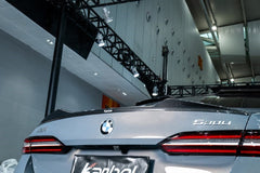 BMW i5 xDrive40 / i5 eDrive40 (with M-package bumper, does not fit base mode) / i5 M60 G60 G61 2024-ON & 5 Series 540i xDrive / 530i xDrive / 530i (with M-package bumper, does not fit base model) / 550e xDrive G60 G61 2024-ON with Aftermarket Parts - Pre-preg Carbon Fiber Rear Spoiler from Karbel Carbon