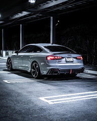 Audi RS5 B9.5 2020 2021 2022 2023 2024 2025 with Aftermarket Parts - Side Skirt Extension Trim Dry Pre-preg Carbon Fiber from Karbel Carbon