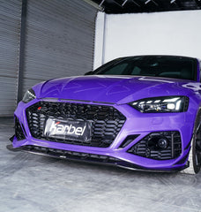 Karbel Carbon Front Lip for Audi RS5 B9.5 2020-2025 Dry Pre-preg Carbon Fiber