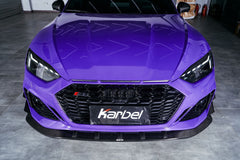 Karbel Carbon Front Lip for Audi RS5 B9.5 2020-2025 Dry Pre-preg Carbon Fiber