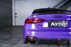 Karbel Carbon Rear Diffuser for Audi RS5 B9.5 2020-2025 Dry Pre-preg Carbon Fiber