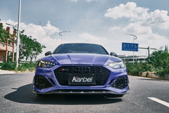 Karbel Carbon Front Lip for Audi RS5 B9.5 2020-2025 Dry Pre-preg Carbon Fiber