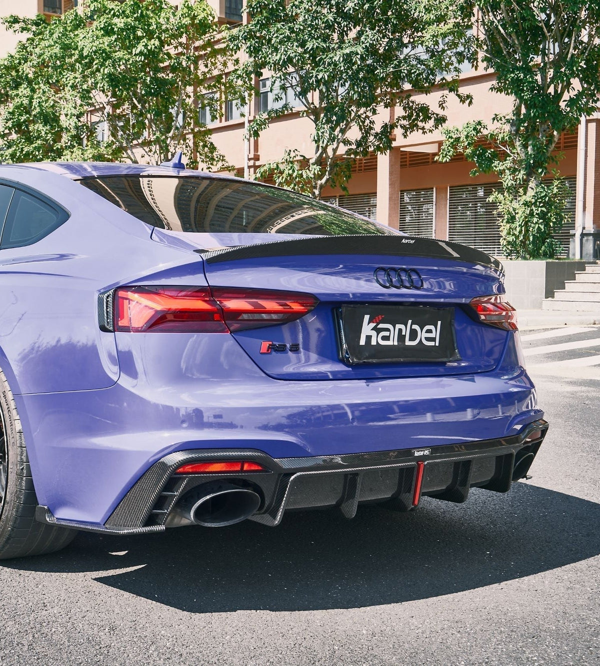 Karbel Carbon Rear Diffuser for Audi RS5 B9.5 2020-2025 Dry Pre-preg Carbon Fiber