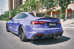 Audi RS5 B9.5 2020 2021 2022 2023 2024 2025 with Aftermarket Parts - Side Skirt Extension Trim Dry Pre-preg Carbon Fiber from Karbel Carbon