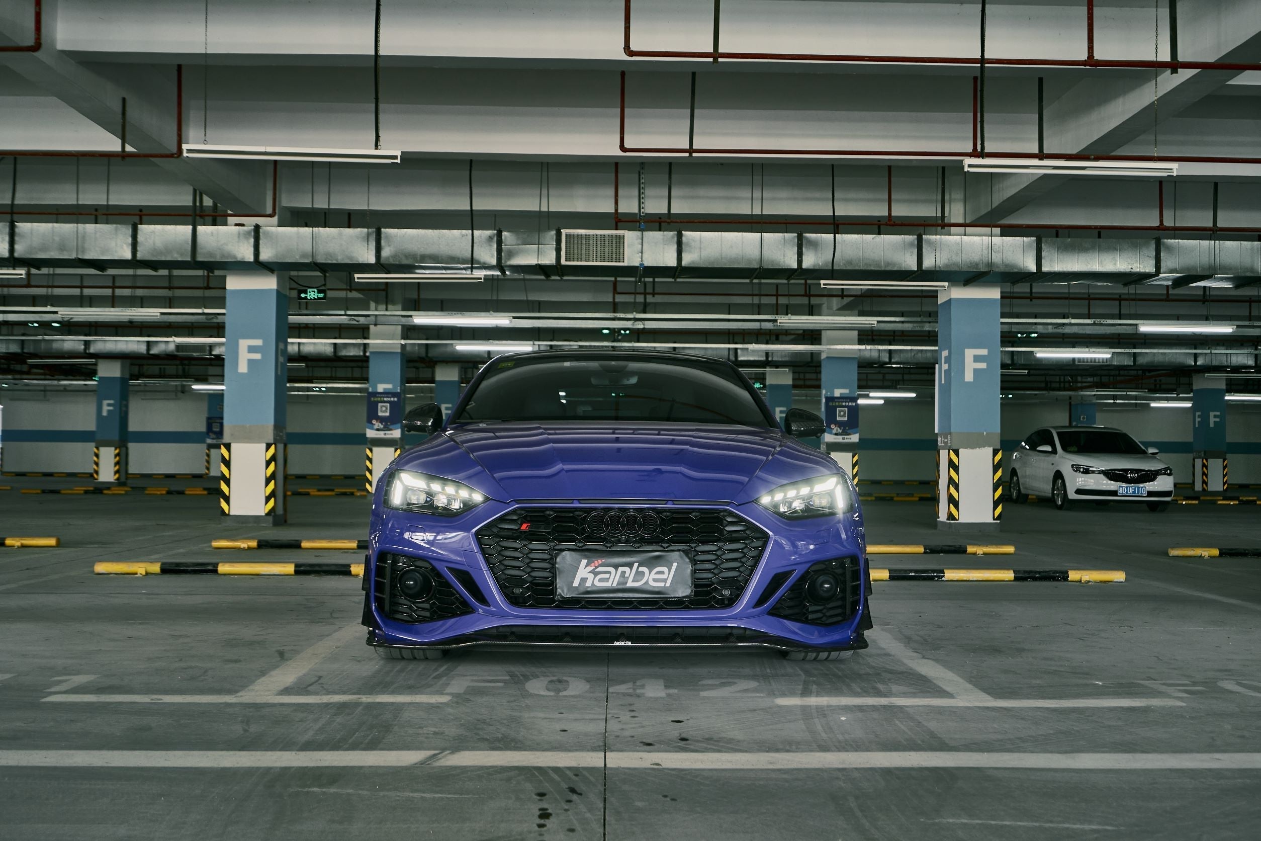 Audi RS5 S5 A5 B9 B9.5  2017-ON with Aftermarket Parts - Eyebrows Eyelids Pre-preg Carbon Fiber from Karbel Carbon