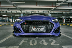 Karbel Carbon Fog Light Trim Overlay for Audi RS5 B9.5 2020-2025 Dry Pre-preg Carbon Fiber