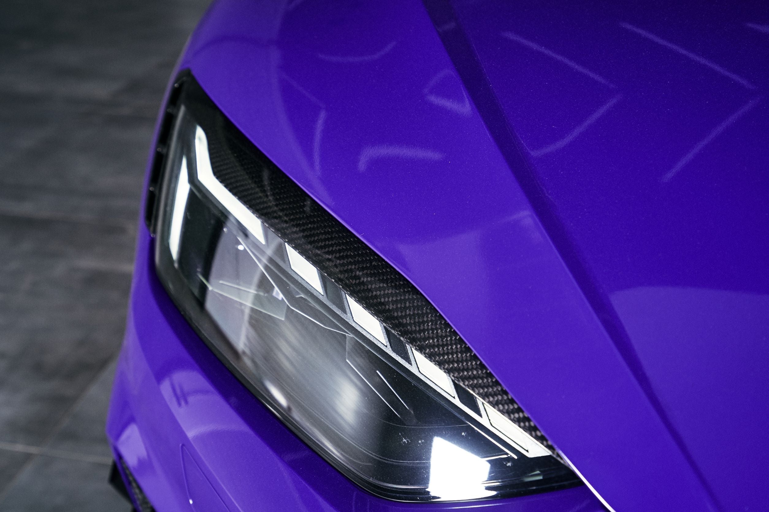 Audi RS5 S5 A5 B9 B9.5  2017-ON with Aftermarket Parts - Eyebrows Eyelids Pre-preg Carbon Fiber from Karbel Carbon