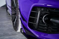 Karbel Carbon Front Bumper Canards for Audi RS5 B9.5 2020-2025 Dry Pre-preg Carbon Fiber