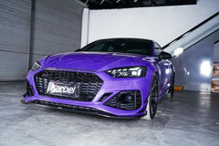 Karbel Carbon Front Bumper Canards for Audi RS5 B9.5 2020-2025 Dry Pre-preg Carbon Fiber