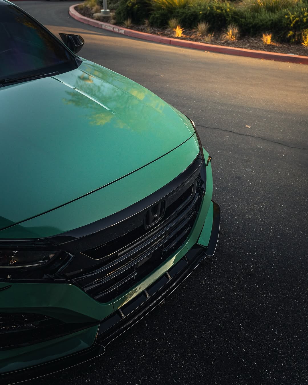 Honda Accord 10th Gen Pre-facelift 2018-2020 with Aftermarket Parts - Front Bumper PP from Yofer USA
