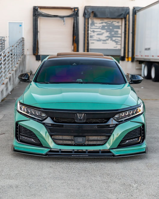 Honda Accord 10th Gen Pre-facelift 2018-2020 with Aftermarket Parts - Front Bumper PP from Yofer USA
