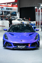 Lotus Emira 3.6 V6 2.0 Four-cylinder 2022-ON with Aftermarket Parts - Front Bumper Vents Dry Pre-preg Carbon Fiber from Karbel Carbon