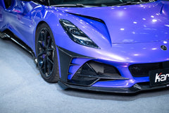 Lotus Emira 3.6 V6 2.0 Four-cylinder 2022-ON with Aftermarket Parts - Front Bumper Vents Dry Pre-preg Carbon Fiber from Karbel Carbon