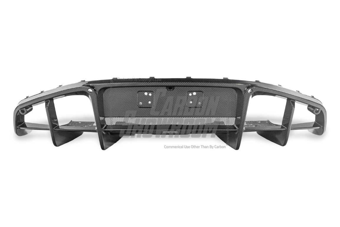 Lotus Emira 3.6 V6 2.0 Four-cylinder 2022-ON with Aftermarket Parts - Pre-preg Carbon Fiber Rear Diffuser & Canards from Karbel Carbon