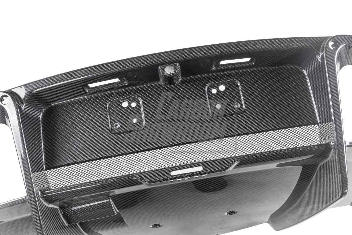 Lotus Emira 3.6 V6 2.0 Four-cylinder 2022-ON with Aftermarket Parts - Pre-preg Carbon Fiber Rear Diffuser & Canards from Karbel Carbon