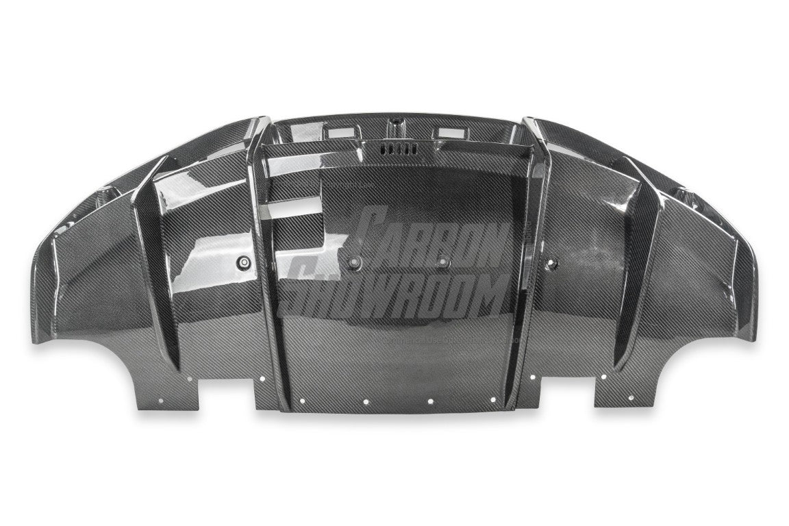 Lotus Emira 3.6 V6 2.0 Four-cylinder 2022-ON with Aftermarket Parts - Pre-preg Carbon Fiber Rear Diffuser & Canards from Karbel Carbon
