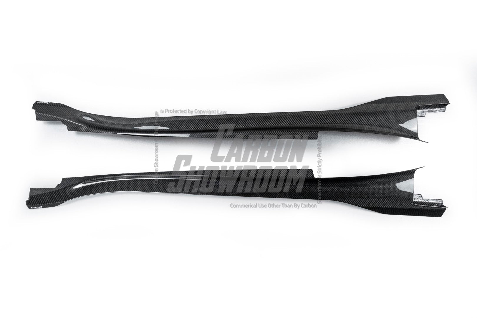 Lotus Emira 3.6 V6 2.0 Four-cylinder 2022-ON with Aftermarket Parts - Pre-preg Carbon Fiber Side Skirts from Karbel Carbon