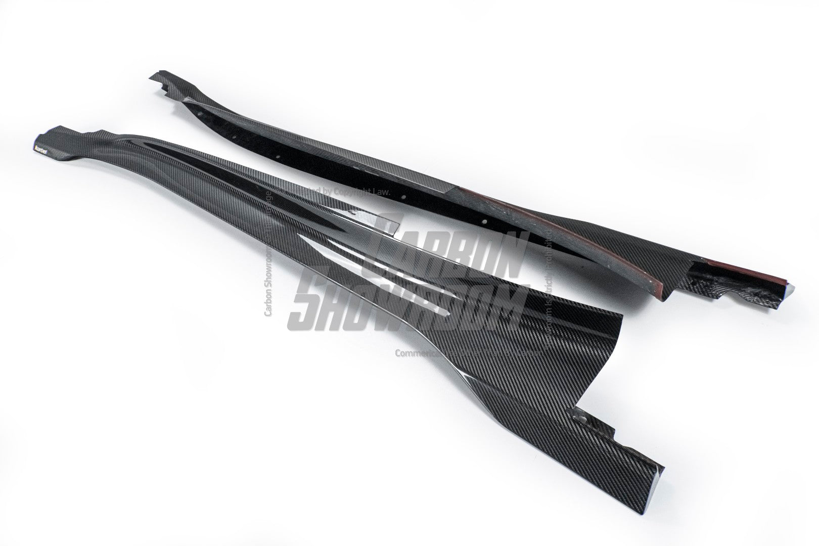 Lotus Emira 3.6 V6 2.0 Four-cylinder 2022-ON with Aftermarket Parts - Pre-preg Carbon Fiber Side Skirts from Karbel Carbon