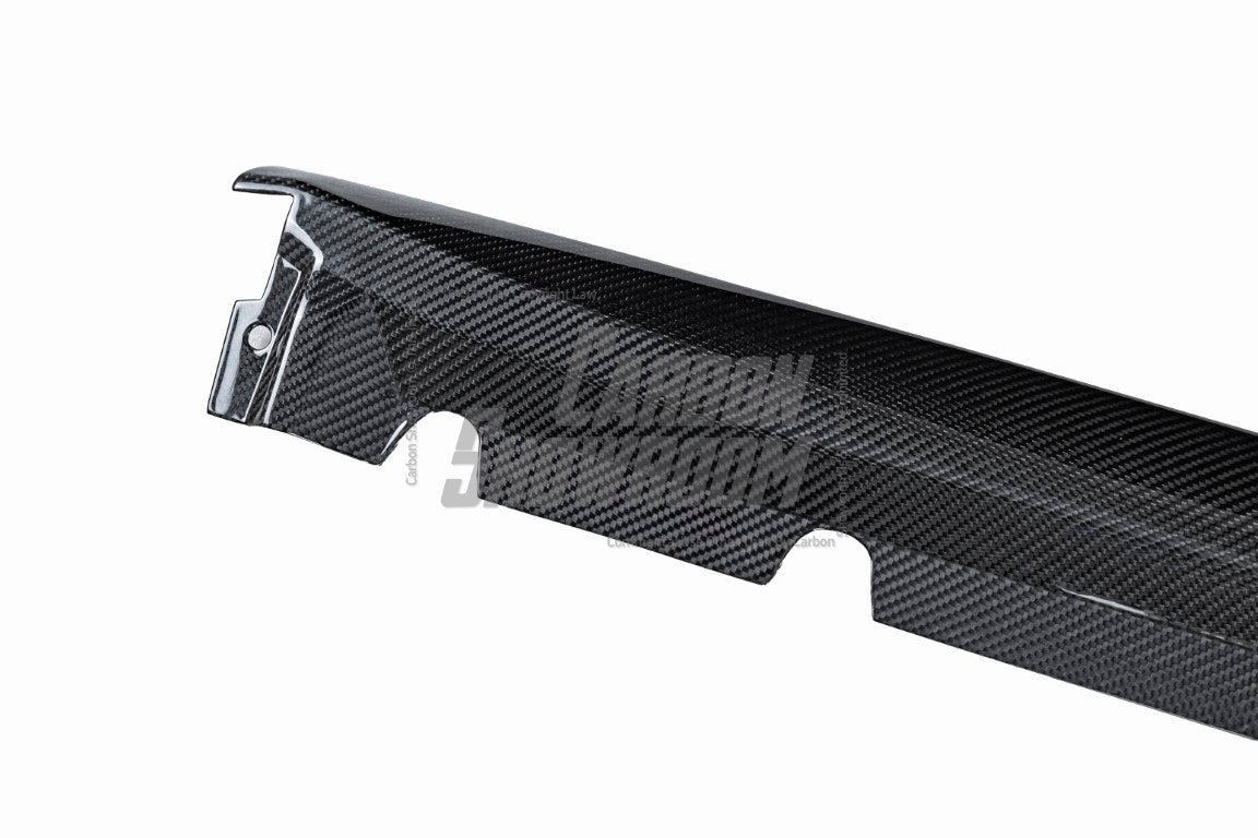 Porsche 718 Cayman / Boxster / GTS / GT4 / Spyder 2017-ON with Aftermarket Parts - Side Skirts Double-sided Pre-preg Carbon Fiber from Karbel Carbon