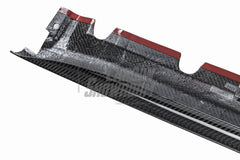 Porsche 718 Cayman / Boxster / GTS / GT4 / Spyder 2017-ON with Aftermarket Parts - Side Skirts Double-sided Pre-preg Carbon Fiber from Karbel Carbon