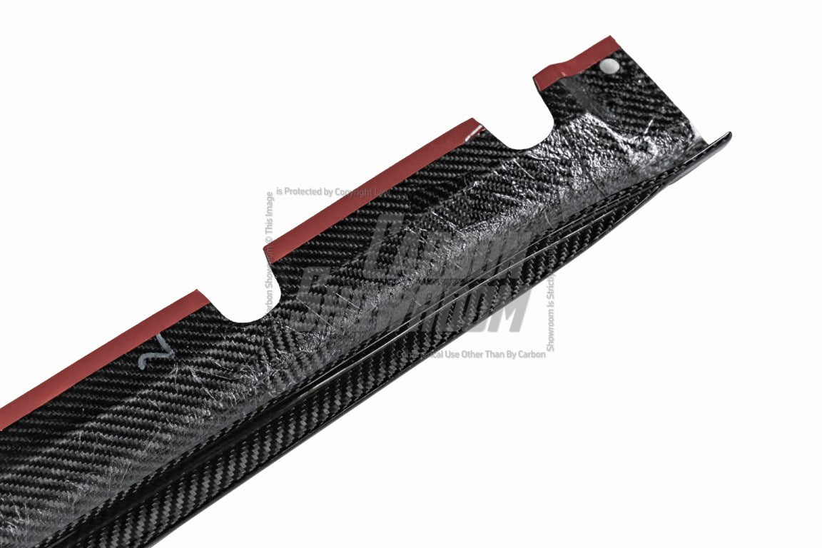 Porsche 718 Cayman / Boxster / GTS / GT4 / Spyder 2017-ON with Aftermarket Parts - Side Skirts Double-sided Pre-preg Carbon Fiber from Karbel Carbon