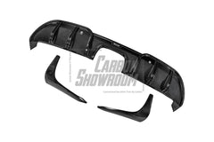 Porsche 718 Cayman / Boxster / GTS 2017 2018 2019 2020 2021 2022 2023 2024 with Aftermarket Parts - Rear Diffuser & Canards Pre-preg Carbon Fiber from Karbel Carbon