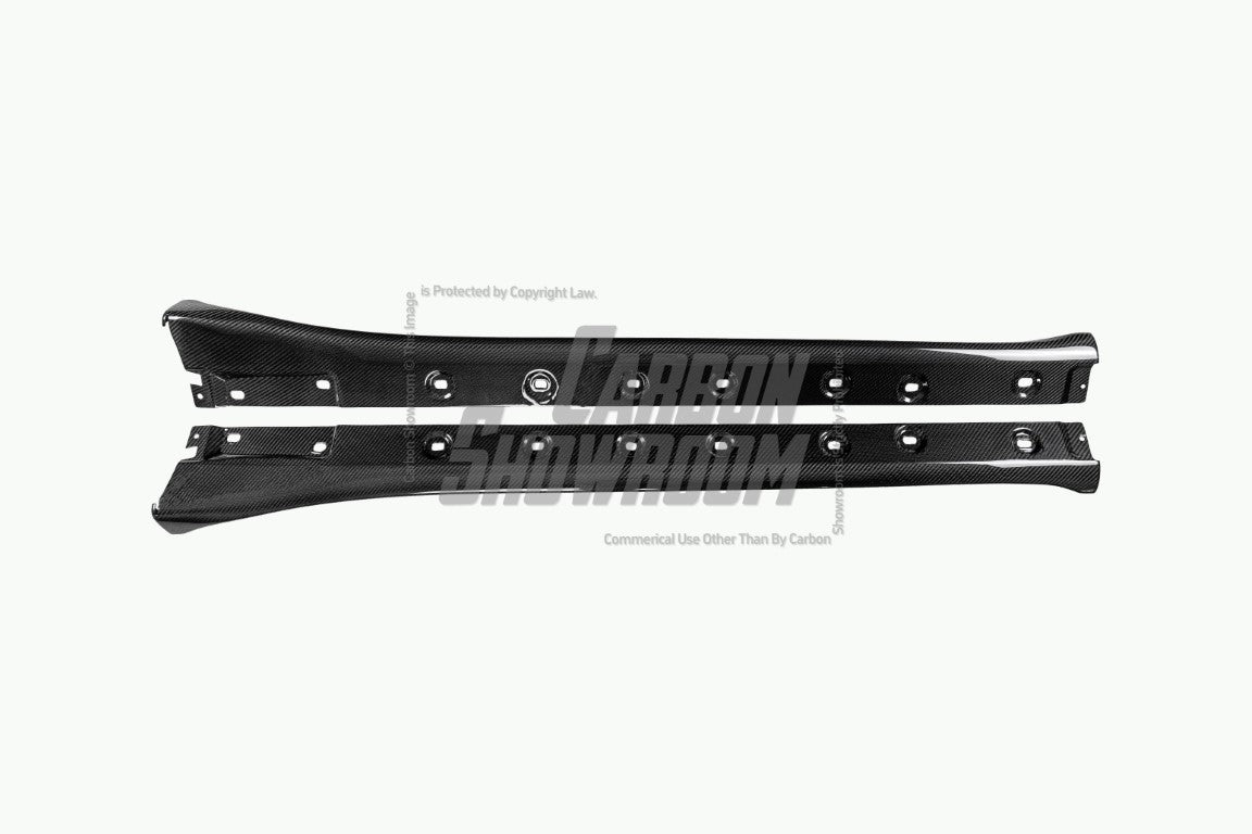 Porsche 911 991.2 GT3 2018 2019 with Aftermarket Parts - Side Skirts Pre-preg Carbon Fiber from Karbel Carbon