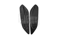 Porsche 911 991.2 GT3 2018 2019 with Aftermarket Parts - Rear Wing Side Blades Pre-preg Carbon Fiber from Karbel Carbon