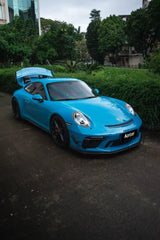 Porsche 911 991.2 GT3 2018 2019 with Aftermarket Parts - Side Skirts Pre-preg Carbon Fiber from Karbel Carbon