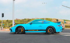 Porsche 911 991.2 GT3 2018 2019 with Aftermarket Parts - Side Skirts Pre-preg Carbon Fiber from Karbel Carbon