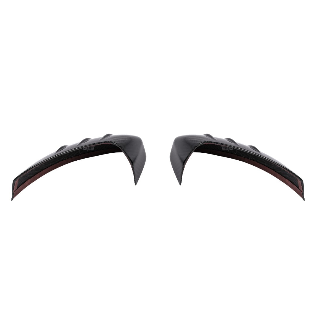 Audi RS3 S3 A3 8V.5 2017 2018 2019 2020 (without blind assist) with Aftermarket Parts - Mirror Caps Dry Pre-preg Carbon Fiber from Karbel Carbon