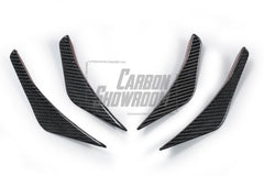 Tesla Model 3 Highland 2024-ON with Aftermarket Parts - Front Canards Pre-preg Carbon Fiber from Karbel Carbon