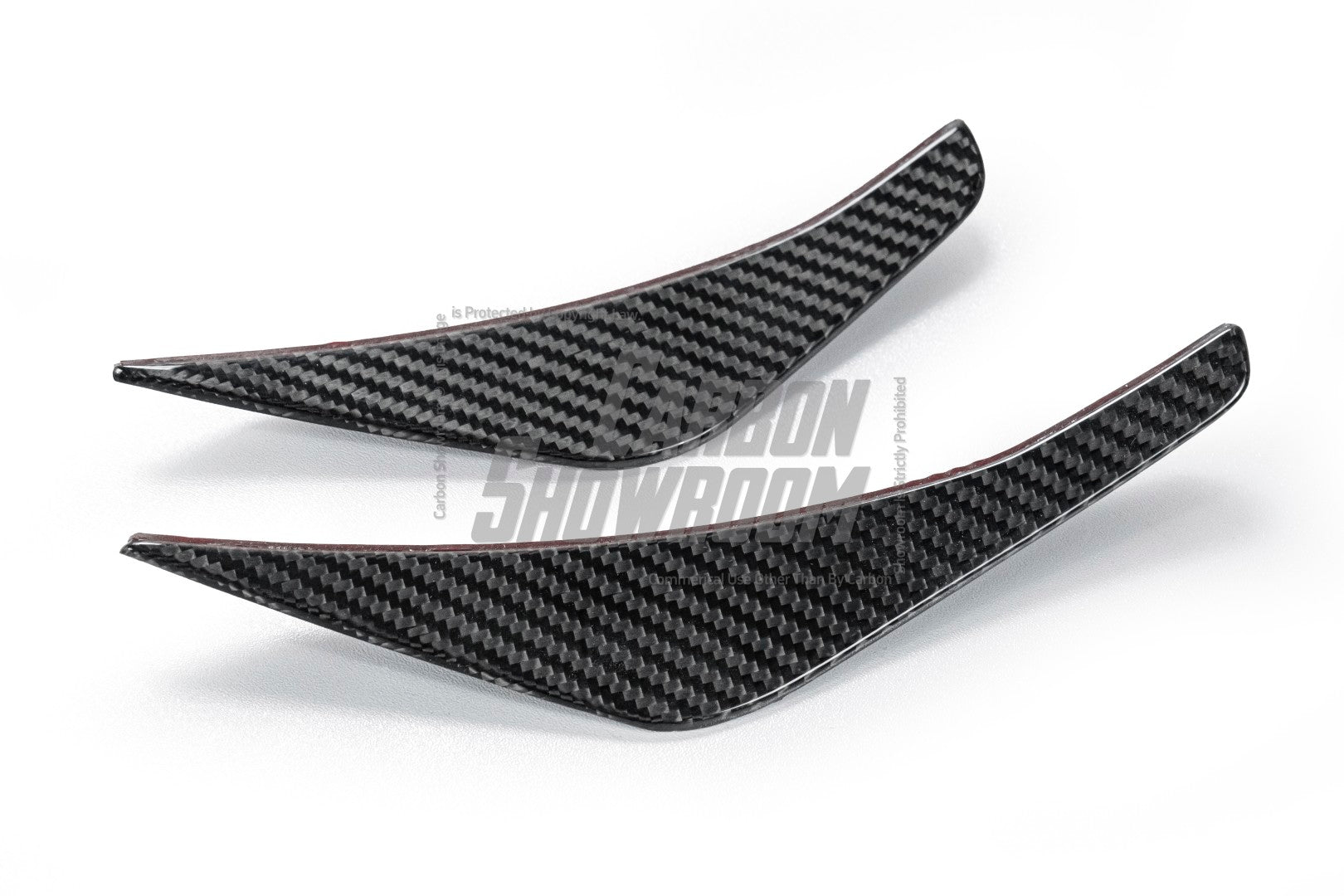 Tesla Model 3 Highland 2024-ON with Aftermarket Parts - Front Canards Pre-preg Carbon Fiber from Karbel Carbon