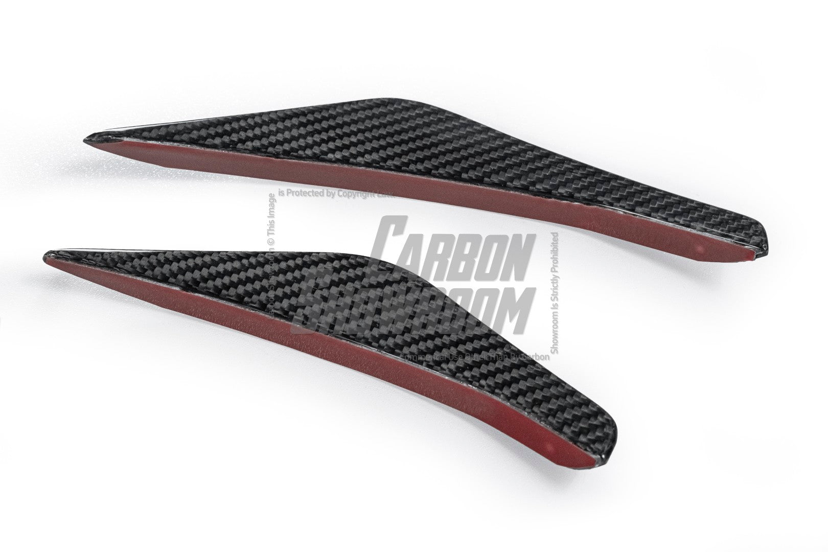 Tesla Model 3 Highland 2024-ON with Aftermarket Parts - Front Canards Pre-preg Carbon Fiber from Karbel Carbon