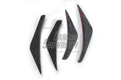 Tesla Model 3 Highland 2024-ON with Aftermarket Parts - Front Canards Pre-preg Carbon Fiber from Karbel Carbon